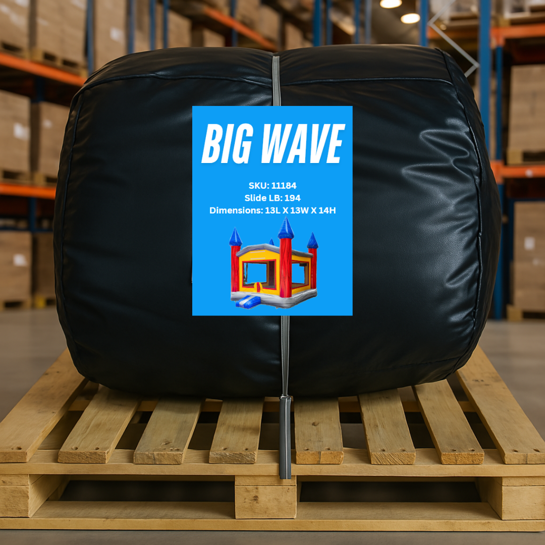 BIG WAVE - 14FT Imperial Bounce House - Basketball Hoop Included - Free Shipping