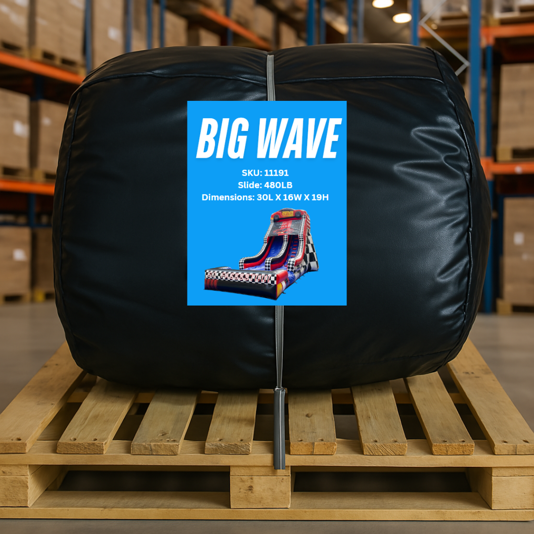 BIG WAVE - 19FT Supreme Speedway Splash Wet/Dry Water Slide - Free Shipping