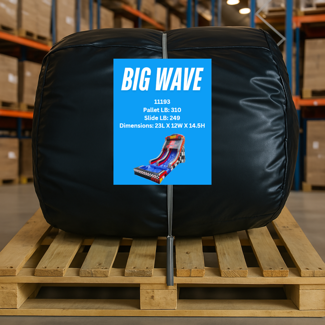 BIG WAVE - 14.5FT Speedway Splash Wet/Dry Water Slide - Free Shipping