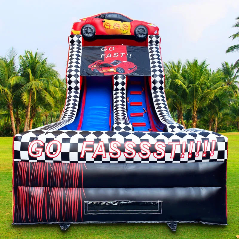 BIG WAVE - 14.5FT Speedway Splash Wet/Dry Water Slide - Free Shipping