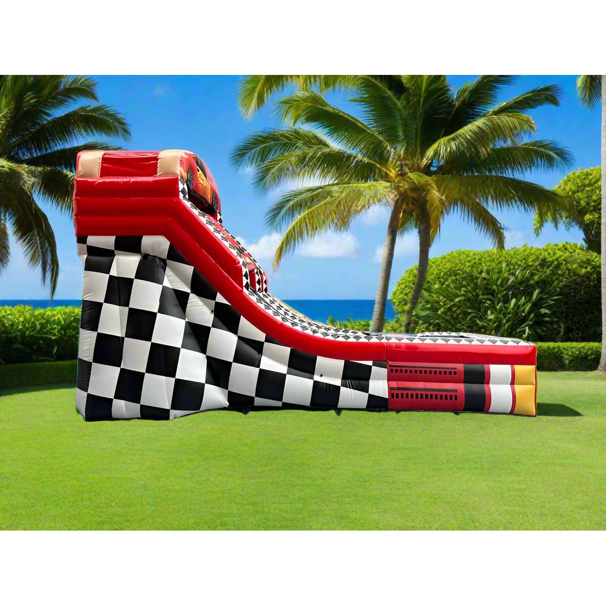 BIG WAVE - 14.5FT Speedway Splash Wet/Dry Water Slide - Free Shipping